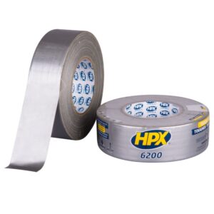 HPX Linnentape 50mmx50mtr. Grijs, Duct tape